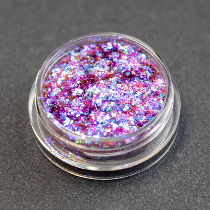 Ice Blue-Cyan-Magenta Aurora Flakes, photo 7