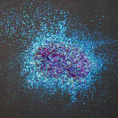 Ice Blue-Cyan-Magenta Aurora Flakes, photo 8