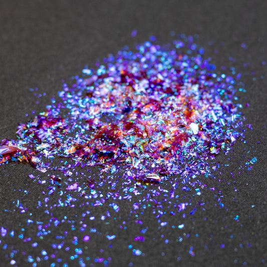 Cyan Blue-Purple Chameleon Flakes, photo 6