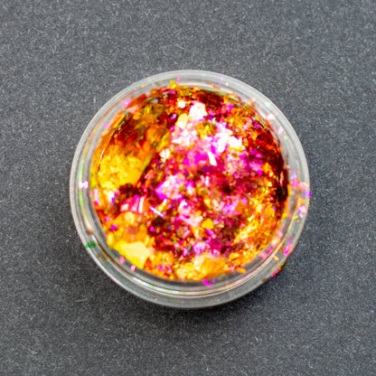Pink-Gold-Orange Chameleon Flakes, photo 3