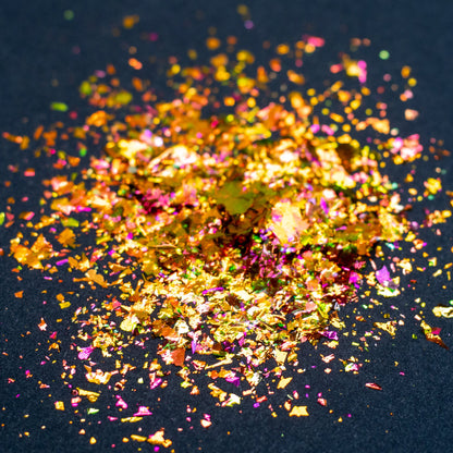 Pink-Gold-Orange Chameleon Flakes, photo 8