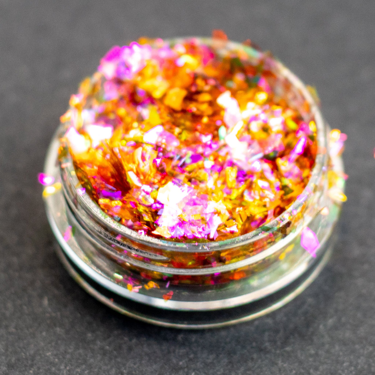 Magenta-Gold-Green Chameleon Flakes, photo 4