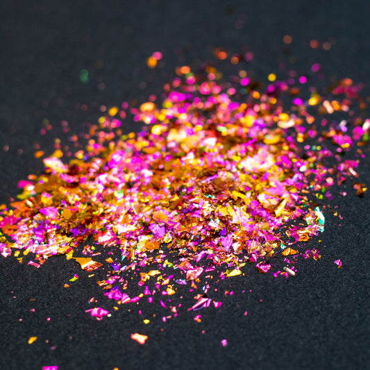 Magenta-Gold-Green Chameleon Flakes, photo 8