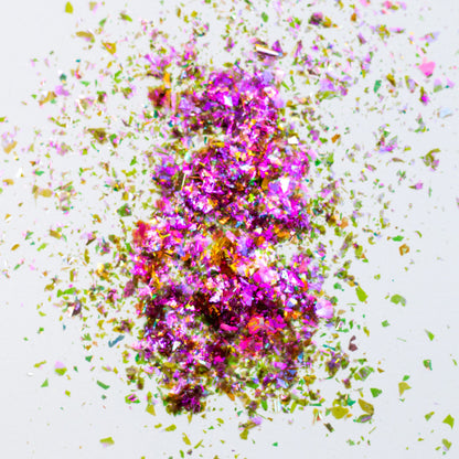 Magenta-Gold-Green Chameleon Flakes, photo 9
