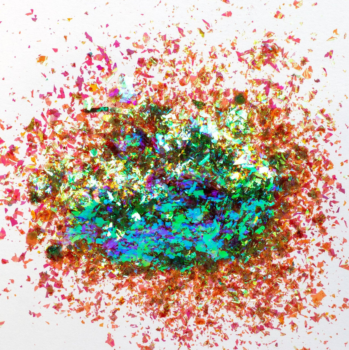 Green-Cyan-Copper Chameleon Flakes, photo 10