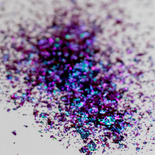 Green-Teal-Violet Chameleon Flakes, photo 4