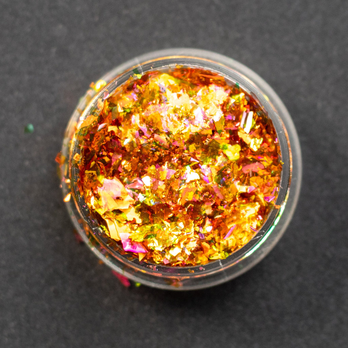 Gold-Amber-Magenta Chameleon Flakes, photo 4