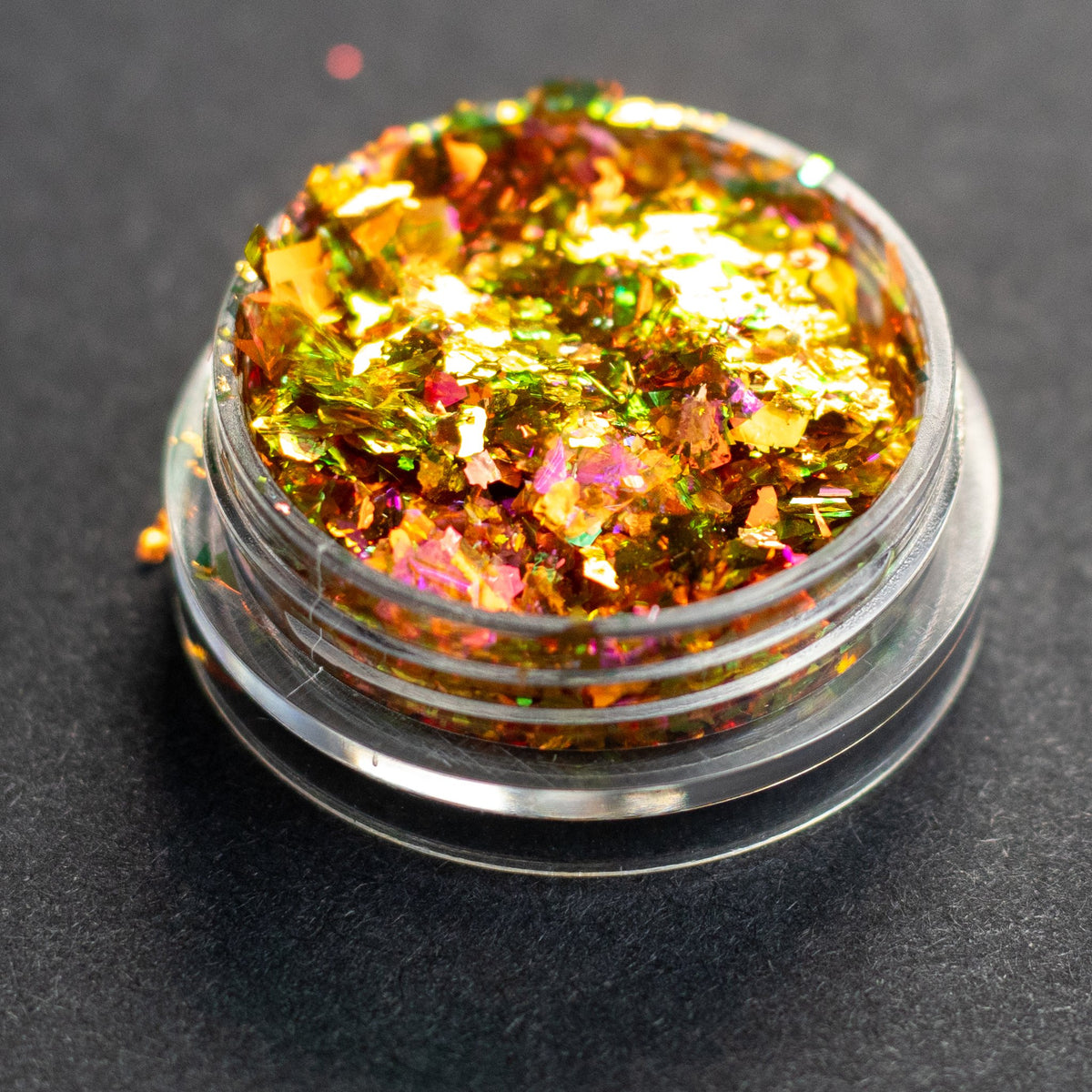 Gold-Amber-Magenta Chameleon Flakes, photo 6