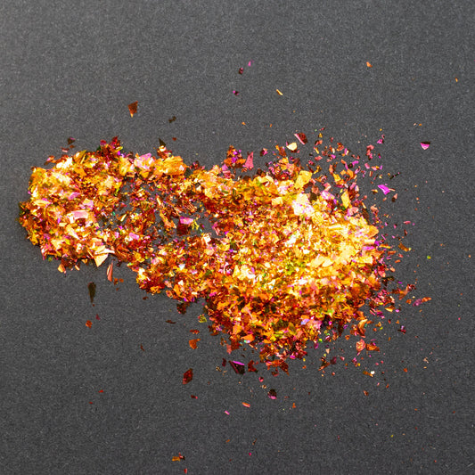 Gold-Amber-Magenta Chameleon Flakes, photo 7