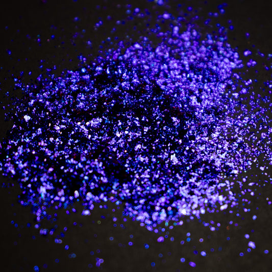 Blue-Indigo-Cyan Chameleon Flakes, photo 4