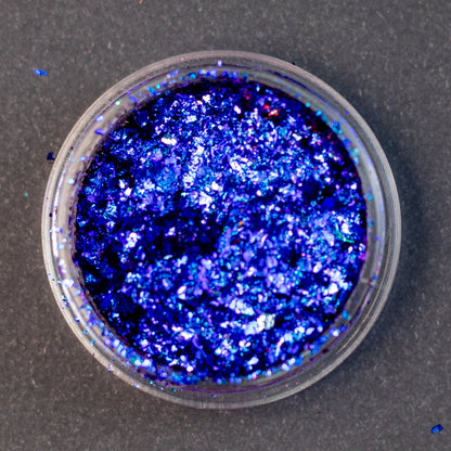 Blue-Indigo-Cyan Chameleon Flakes, photo 7