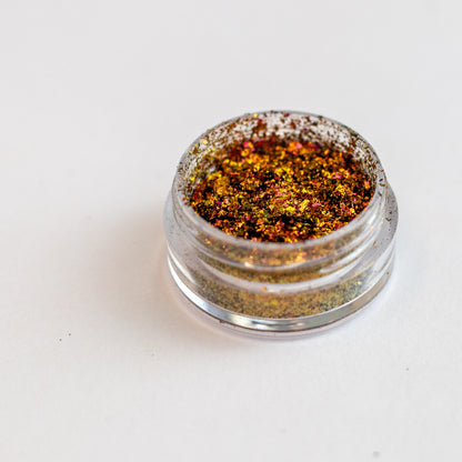 Orange-Copper-Gold Chameleon Flakes, photo 2