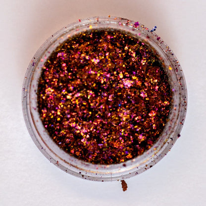 Red-Magenta-Gold Chameleon Flakes, photo 1
