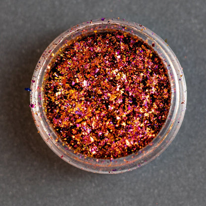 Red-Magenta-Gold Chameleon Flakes, photo 5