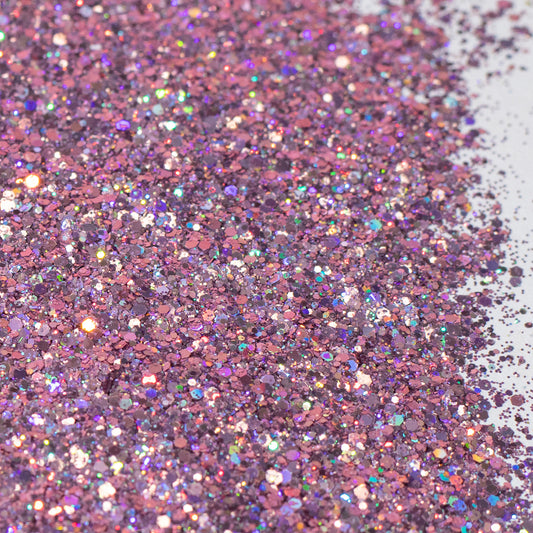 Lilac Pink Holographic Mixed Glitter, photo 2