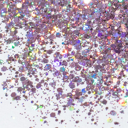 Lilac Pink Holographic Mixed Glitter, photo 3