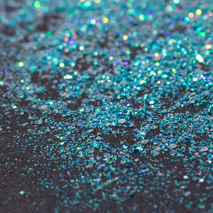 Bright Cyan Holographic Mixed Glitter, photo 11