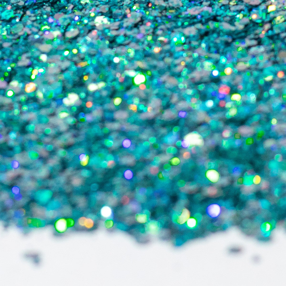 Bright Cyan Holographic Mixed Glitter, photo 4