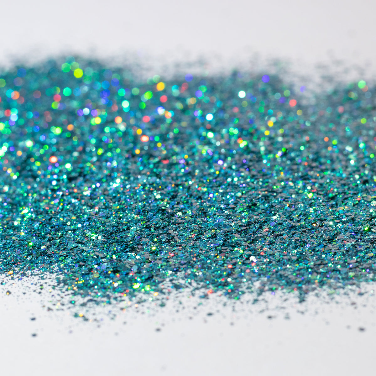 Bright Cyan Holographic Mixed Glitter, photo 7