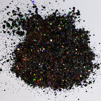 Black Holographic Mixed Glitter, photo 1