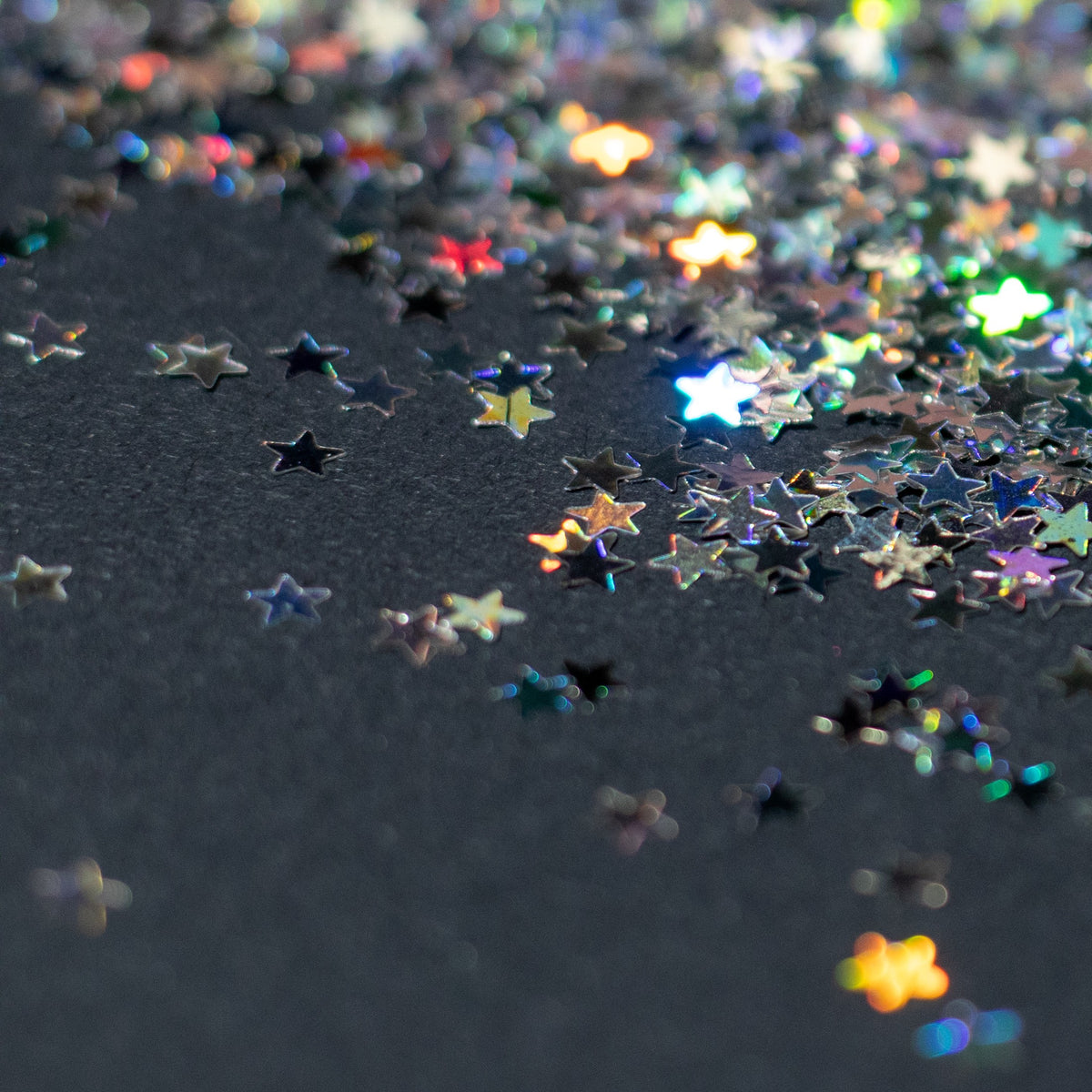 Silver Holographic Star Glitter, photo 8