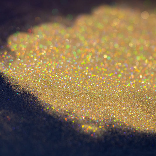 Gold Holographic Fine Glitter, photo 2