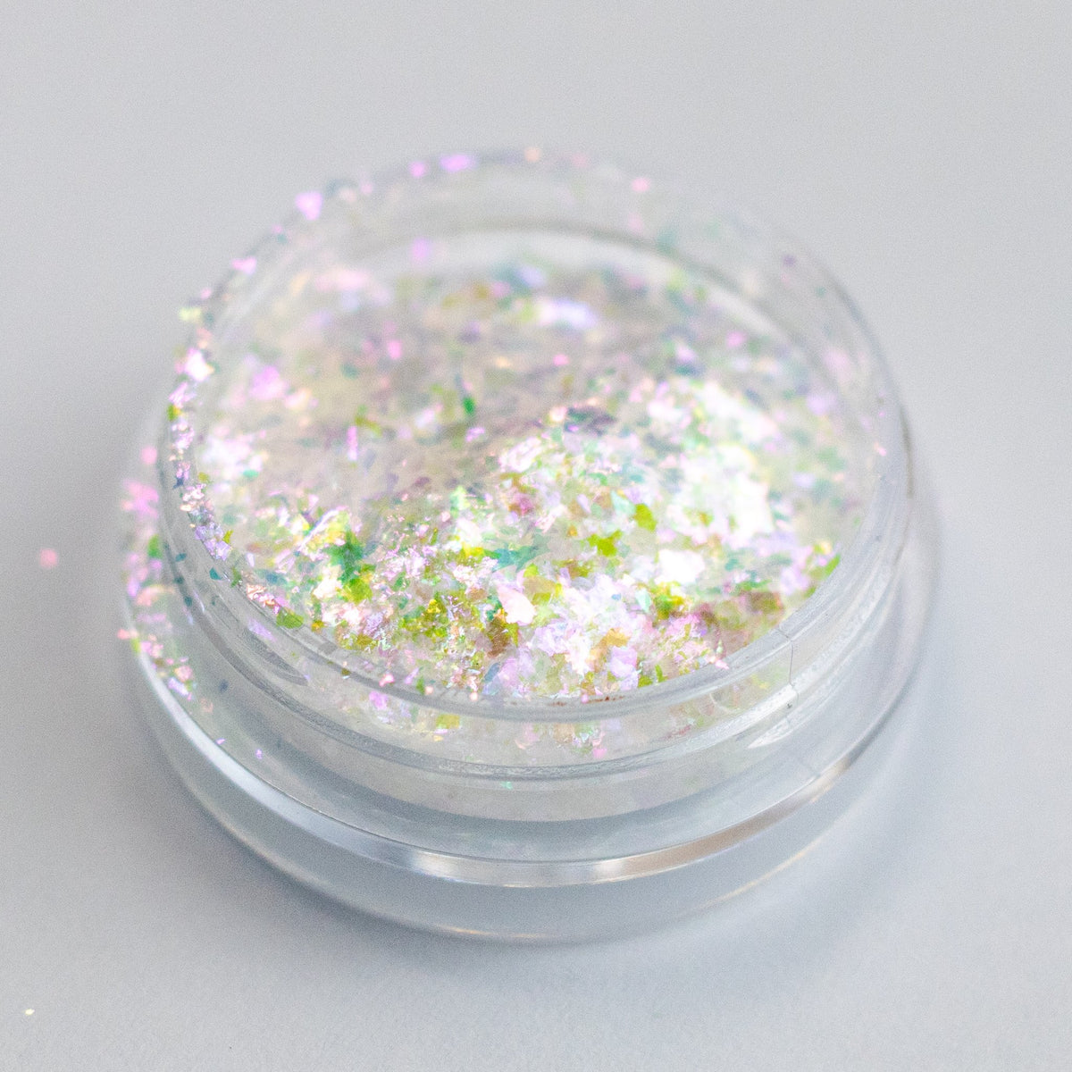 Cyan-Indigo-Pink Iridescent Flakes, photo 2