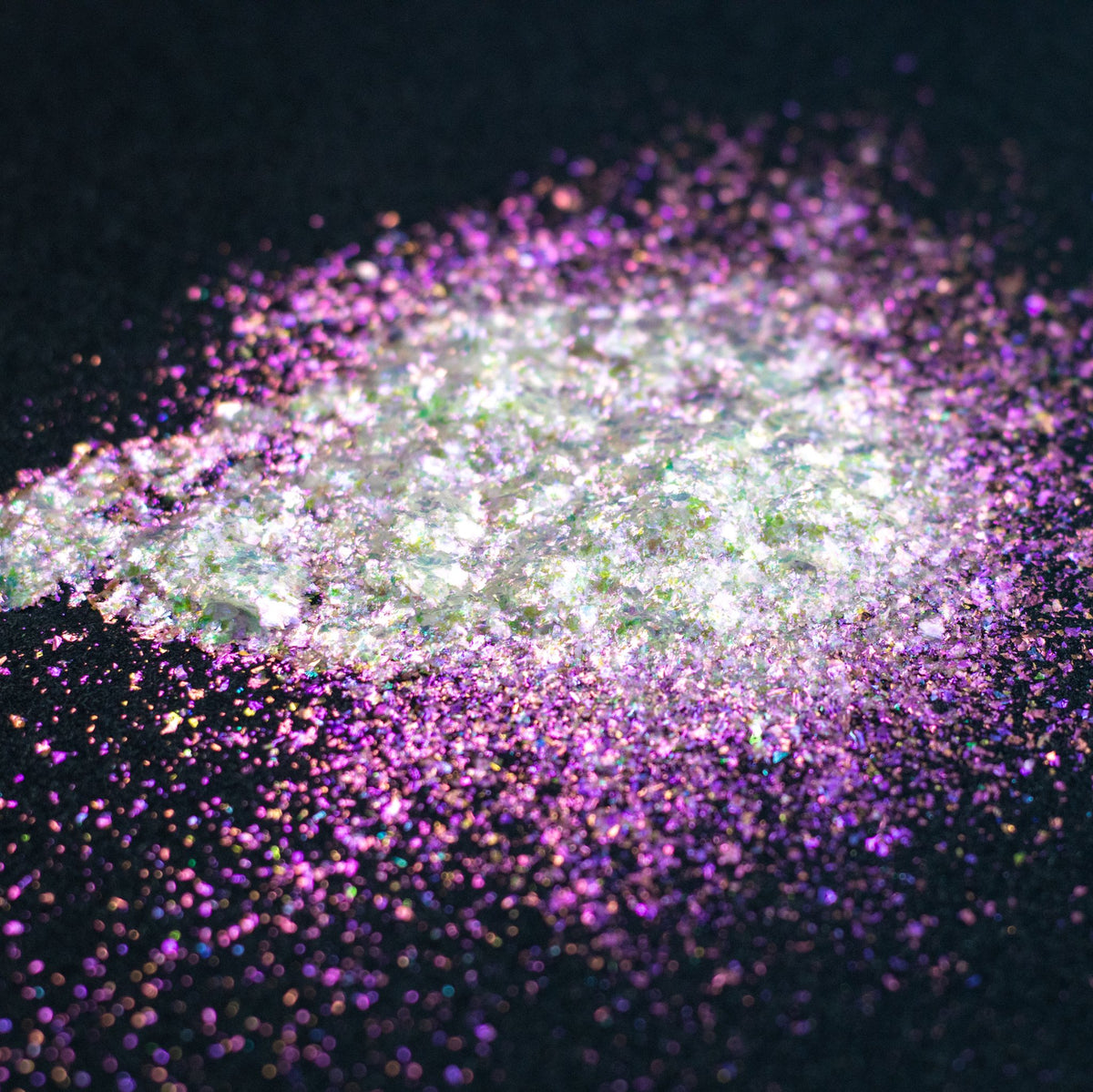Cyan-Indigo-Pink Iridescent Flakes, photo 7