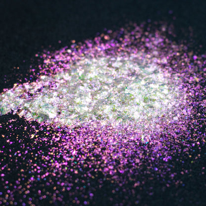 Cyan-Indigo-Pink Iridescent Flakes, photo 7