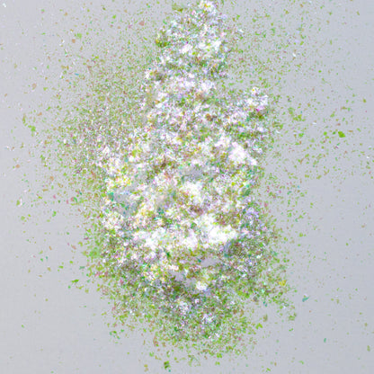 Cyan-Indigo-Pink Iridescent Flakes, photo 9
