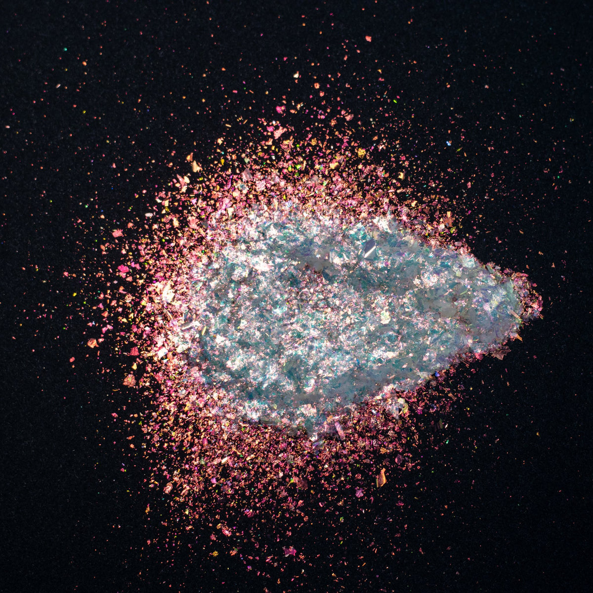 Pink-Red-Copper Iridescent Flakes, photo 6