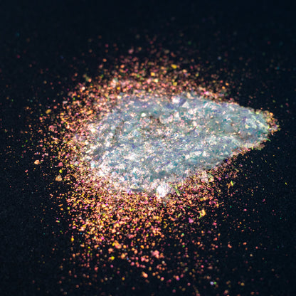 Pink-Red-Copper Iridescent Flakes, photo 7