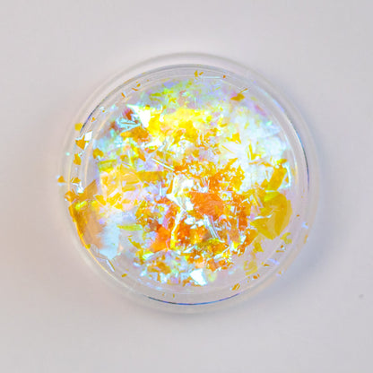 Cyan-Blue Iridescent Flakes, photo 2