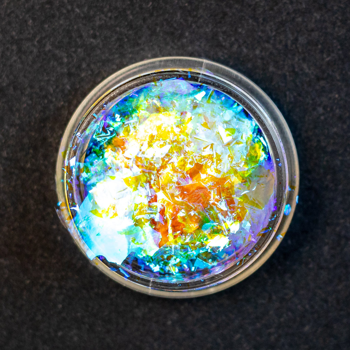 Cyan-Blue Iridescent Flakes, photo 5