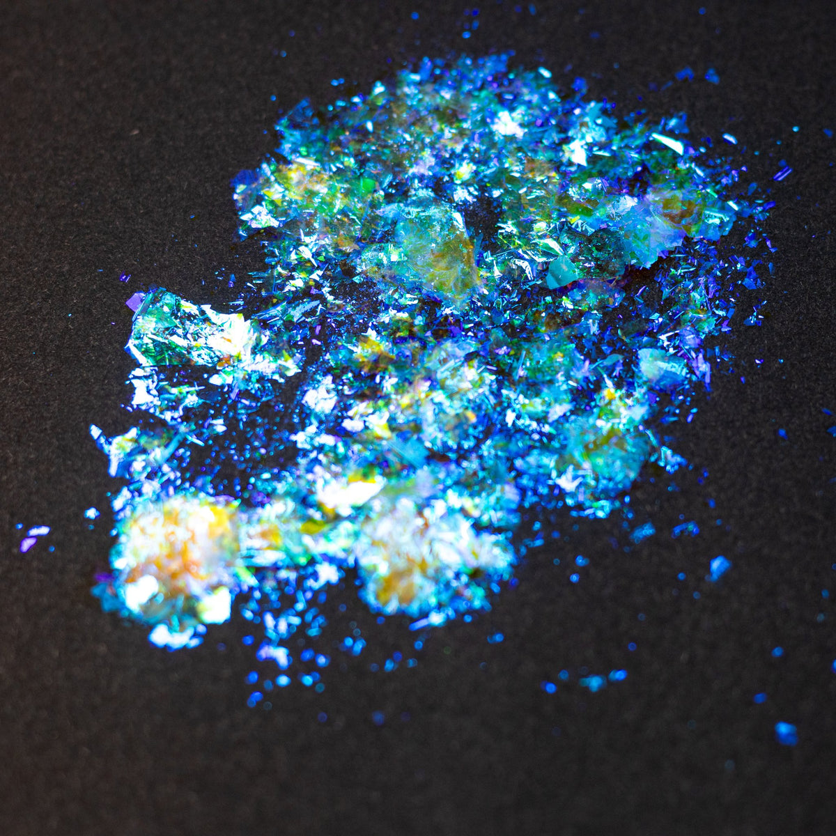 Cyan-Blue Iridescent Flakes, photo 9