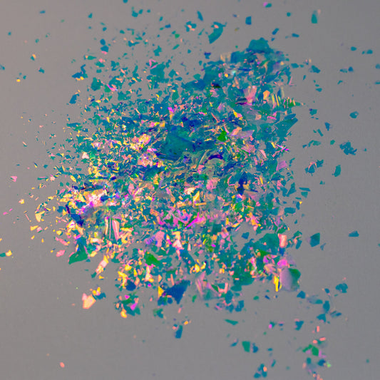 Pink-Gold-Green Iridescent Flakes, photo 10