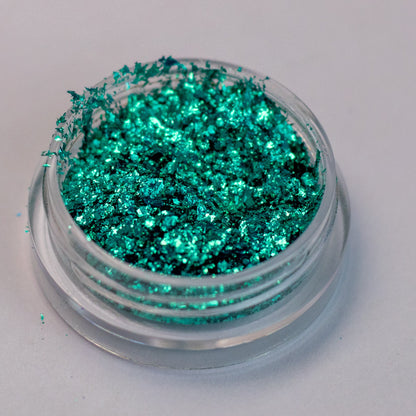 Teal Metallic Flakes, photo 2