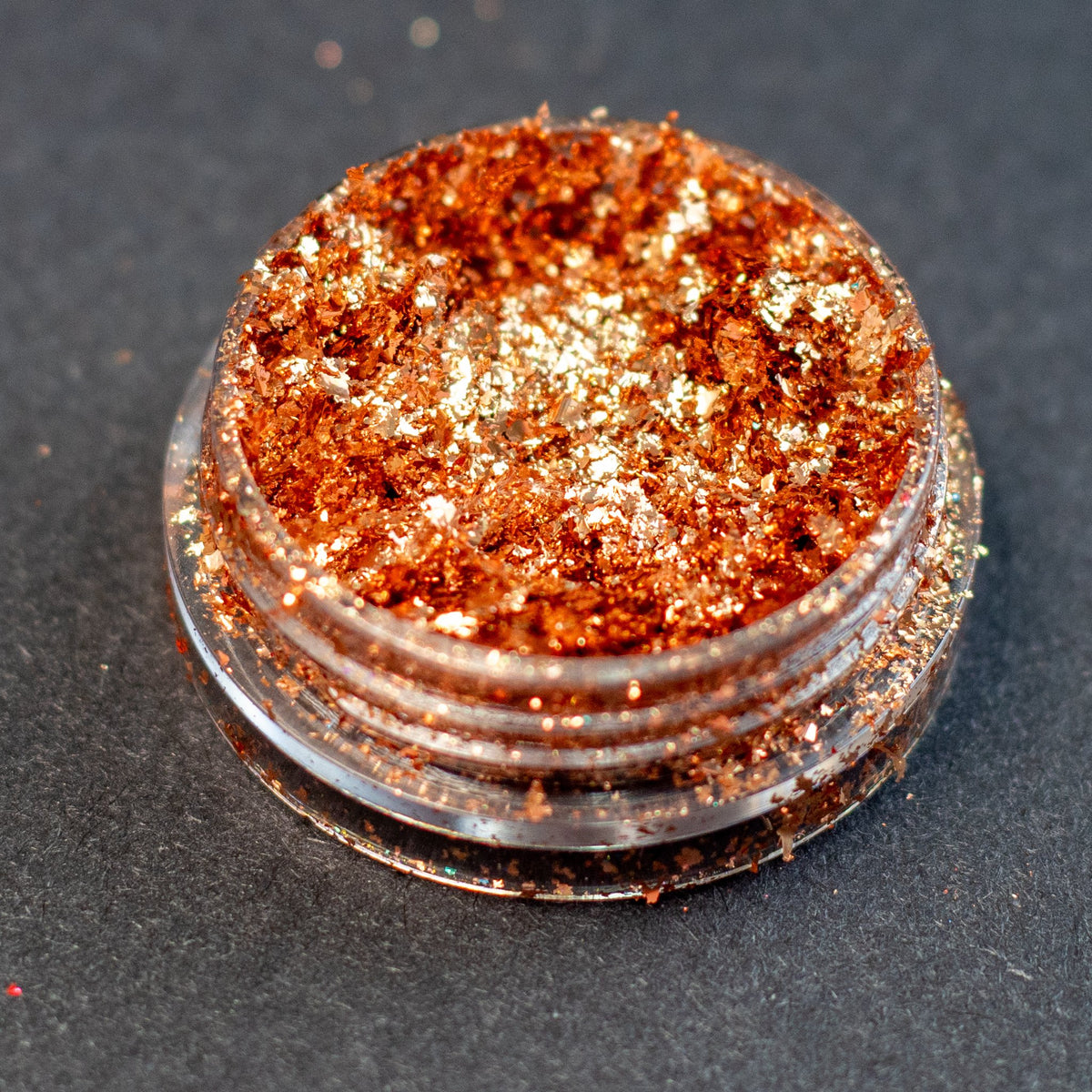 Champagne Copper Metallic Flakes, photo 4