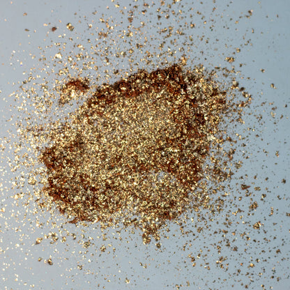 Champagne Copper Metallic Flakes, photo 8