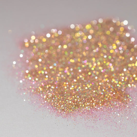 Peach Gold-Pink Reflective Shimmer, photo 1